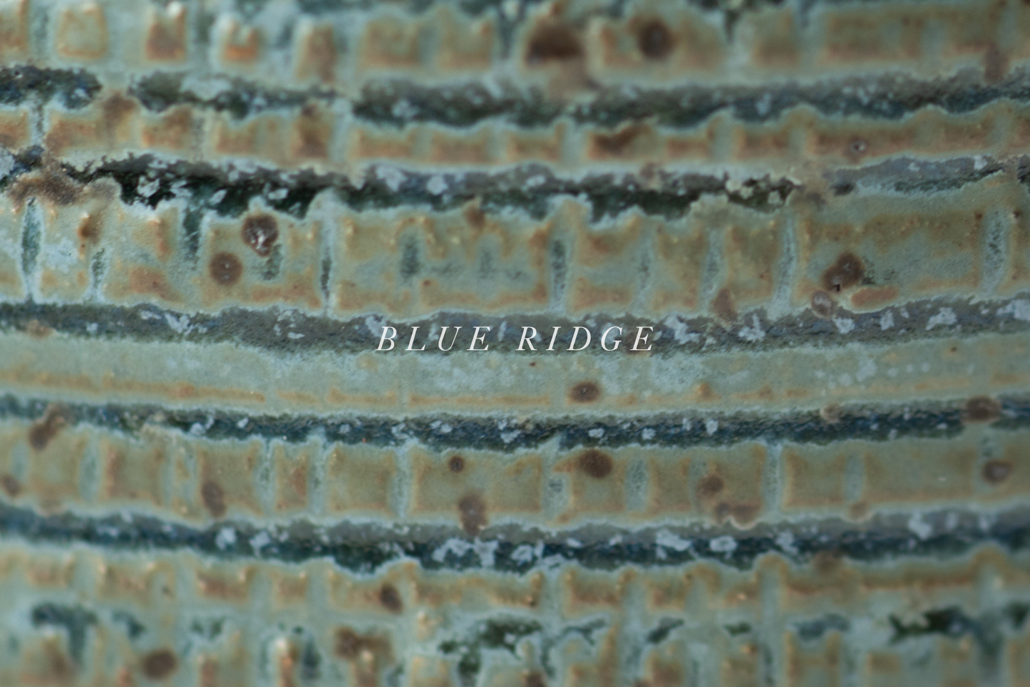 Blue Ridge glaze by MK Clayworks – a serene, soft blue ceramic glaze inspired by the misty Blue Ridge Mountains. Handmade pottery in Brevard, NC.