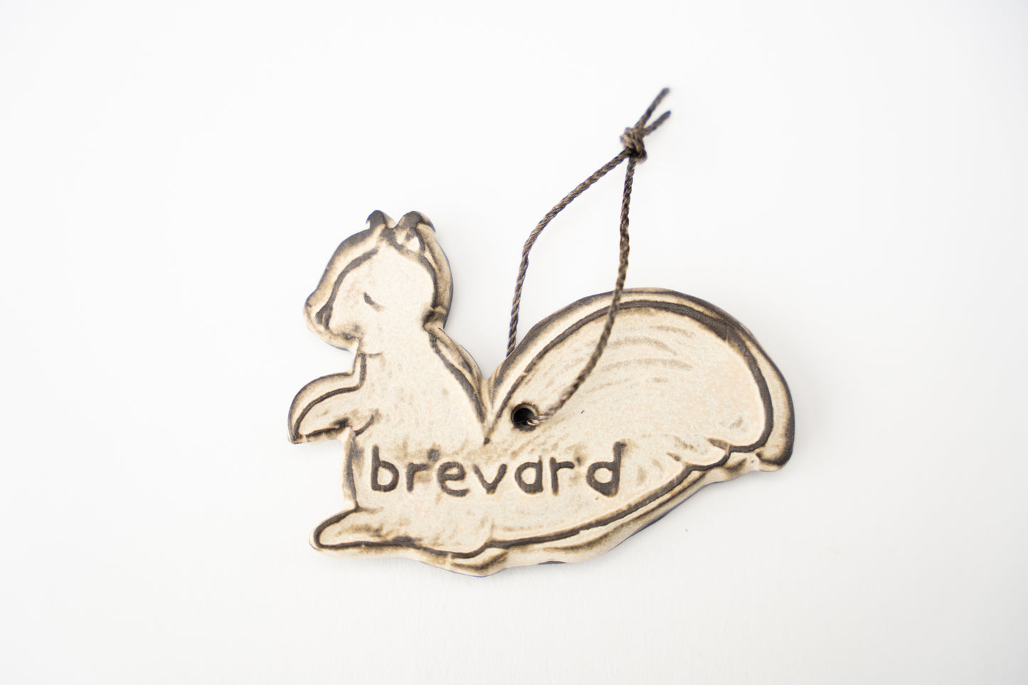 Brevard White Squirrel Ornament