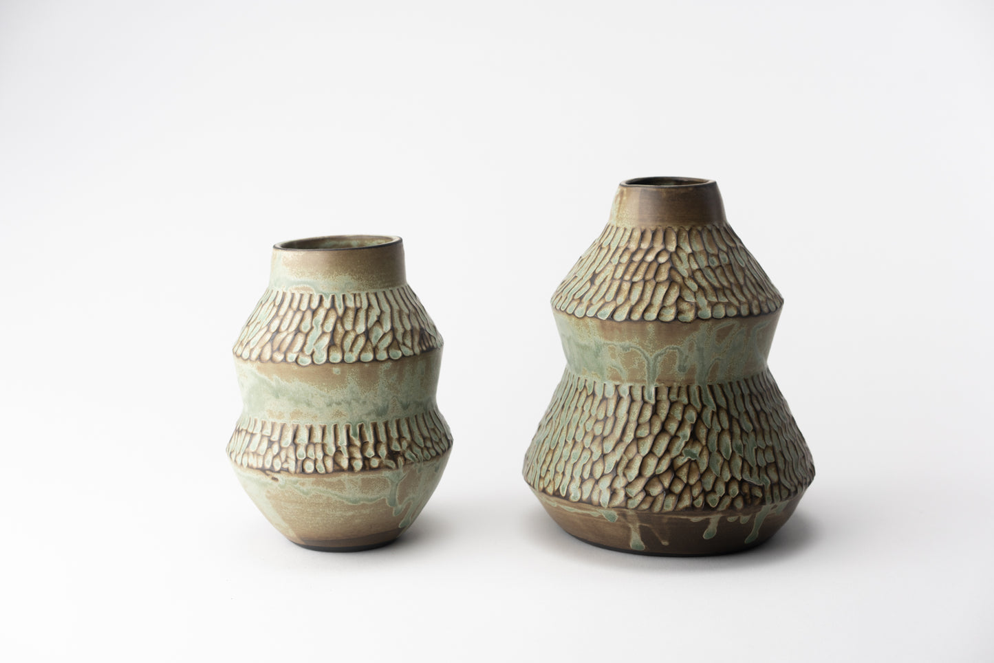 Tall Accordion Vase