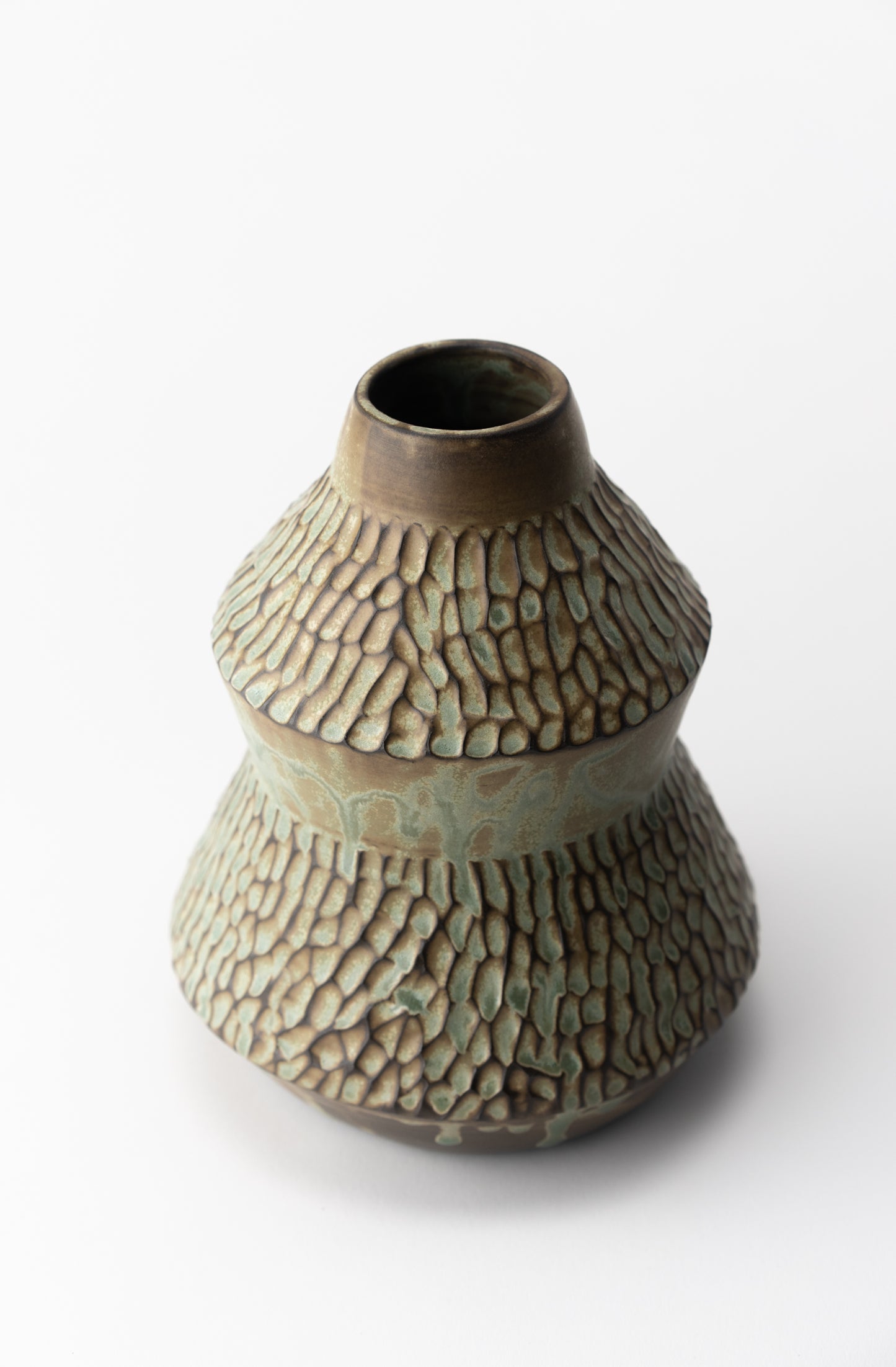Tall Accordion Vase