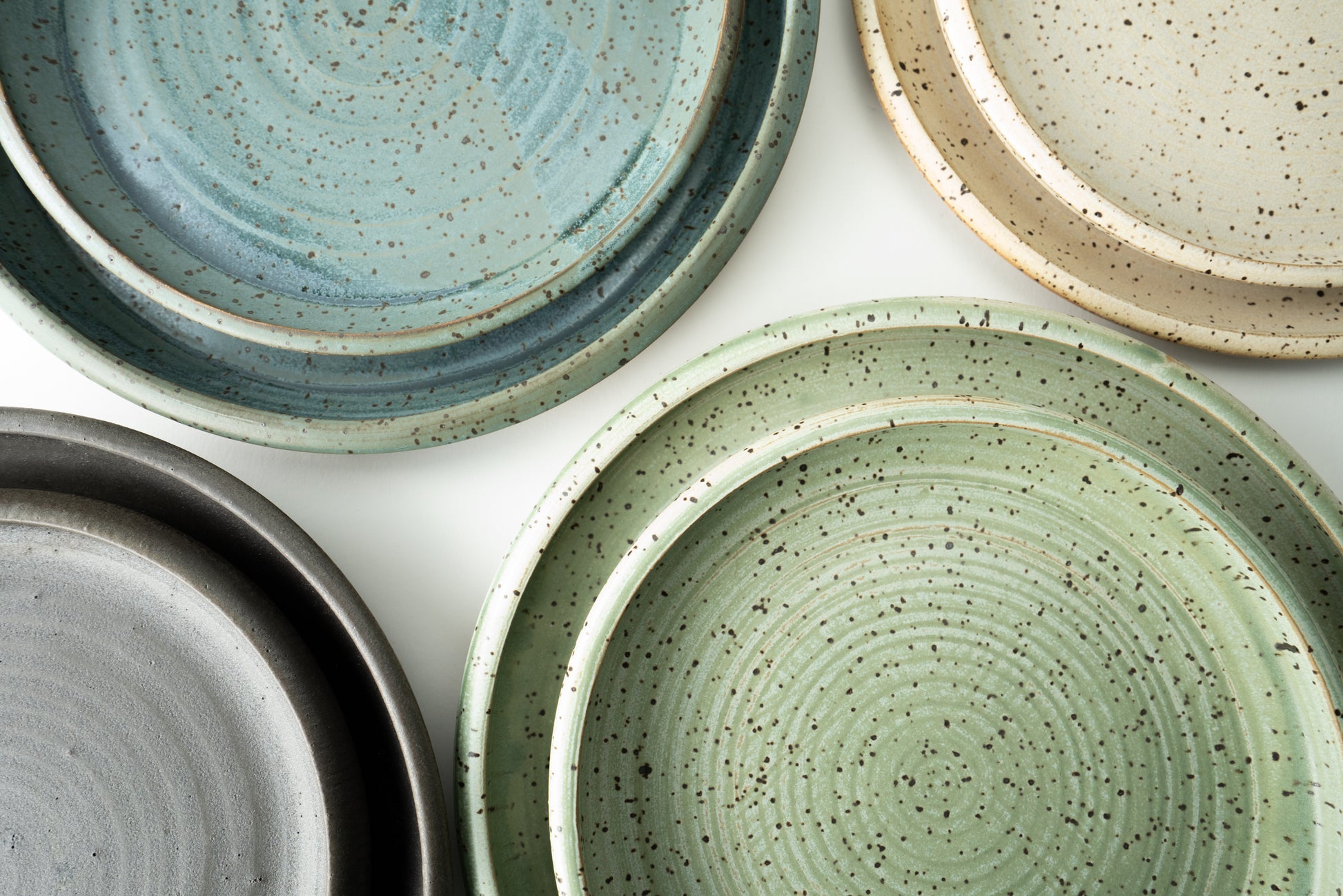 Handmade ceramic plate by MK Clayworks in Brevard, NC – minimalist, functional pottery crafted for everyday dining.