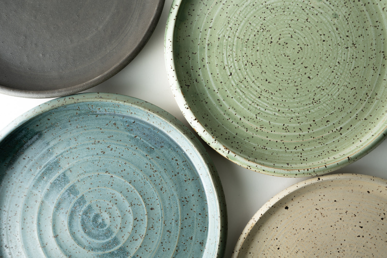 Handmade ceramic plate by MK Clayworks in Brevard, NC – minimalist, functional pottery crafted for everyday dining.