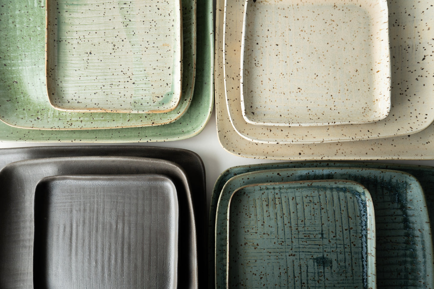 Handmade ceramic plate by MK Clayworks in Brevard, NC – minimalist, functional pottery crafted for everyday dining.