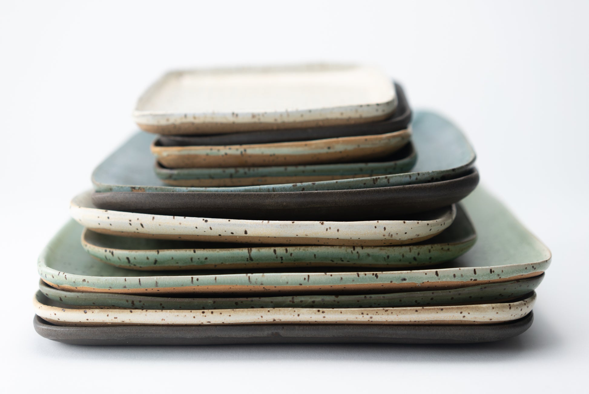 Handmade ceramic plate by MK Clayworks in Brevard, NC – minimalist, functional pottery crafted for everyday dining.