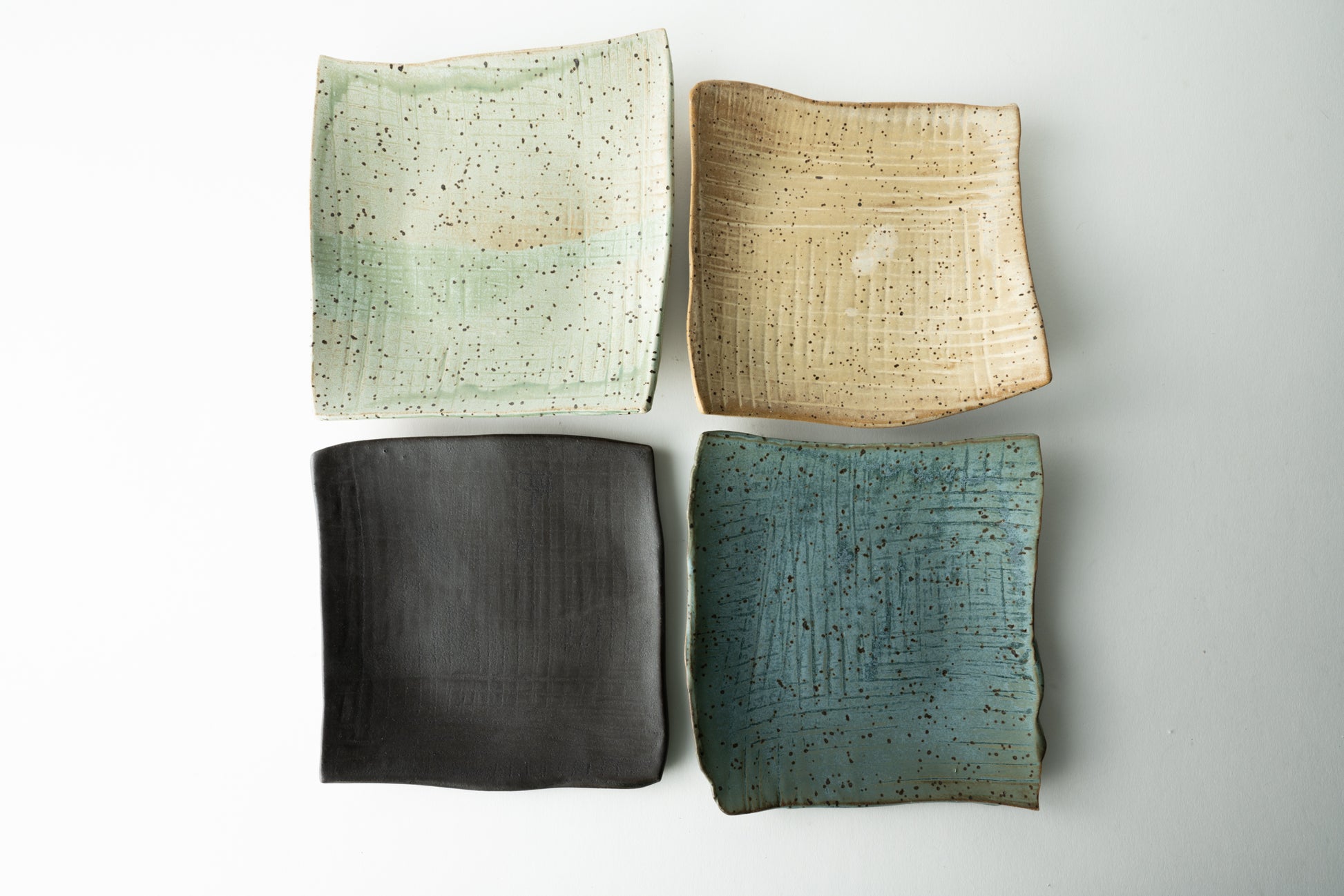 Handmade ceramic plate by MK Clayworks in Brevard, NC – minimalist, functional pottery crafted for everyday dining.