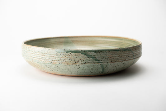 Handmade ceramic serving bowl by MK Clayworks in Brevard, NC – a beautifully crafted, functional pottery piece for everyday and special gatherings.