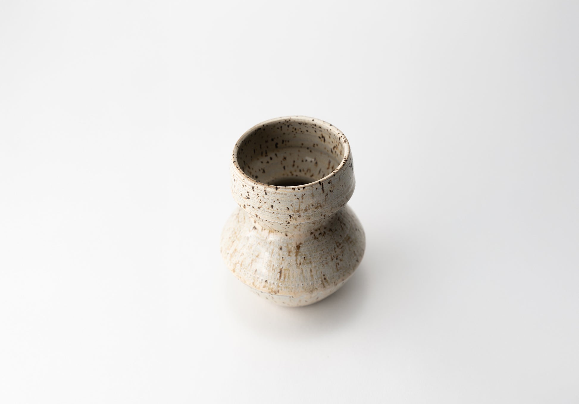 Handmade ceramic vase by MK Clayworks in Brevard, NC – one-of-a-kind pottery inspired by organic forms and natural textures.